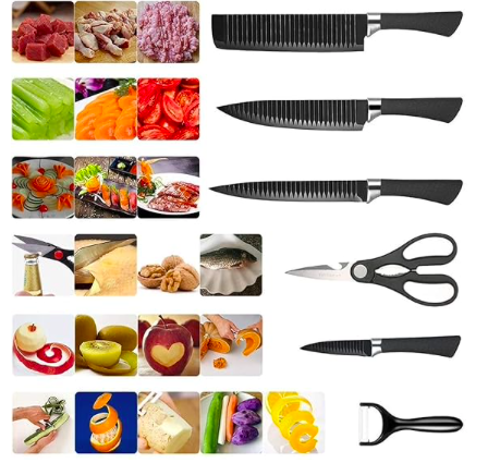 Miniatura 4 de Combo set de cuchillos + afilador